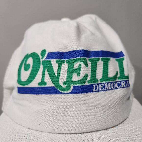VTG O'Neill Democrat CT Connecticut Political Snapback Hat Cap Trucker Mesh - Picture 4 of 14